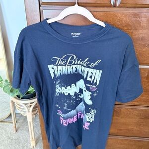 Old Navy Bride of Frankenstein Femme Fatale Tee